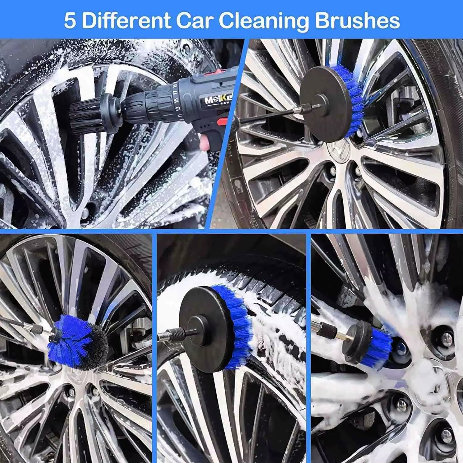 Manufacturers Directly Sell Cross-Border Hot Products Car Cleaning Brush 25 Sets
