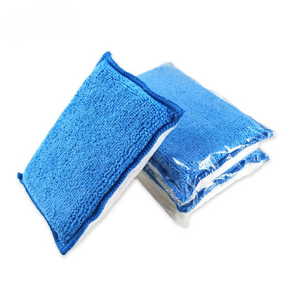 NIKELIANG Customized Logo Multi-Use Car Washing Sponge Interior & Exterior Cleaning Scrub Pad for Car Body and Glass