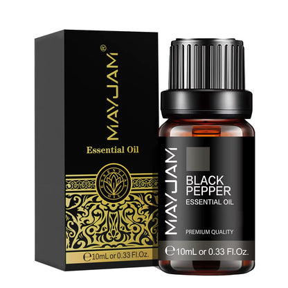 10ML Essential Oil Lavender Jasmine Eucalyptus Vanilla Sandalwood Bergamot Rosemary Citronella Cinnamon Fragrance Oil