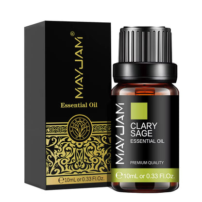 10ML Essential Oil Lavender Jasmine Eucalyptus Vanilla Sandalwood Bergamot Rosemary Citronella Cinnamon Fragrance Oil