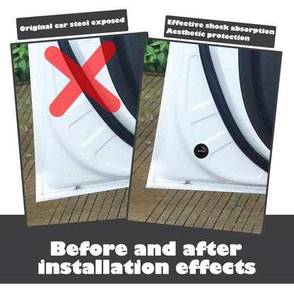 24 Counts Car Door Shock Absorbing Gasket,Water-Resistant Adhesive, Strong and Durable, Protects Car Paint