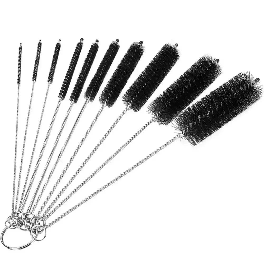 10PCS Reusable Bottle Cleaning Brush Set Multifunctional Straw Brush for Narrow Neck Containers