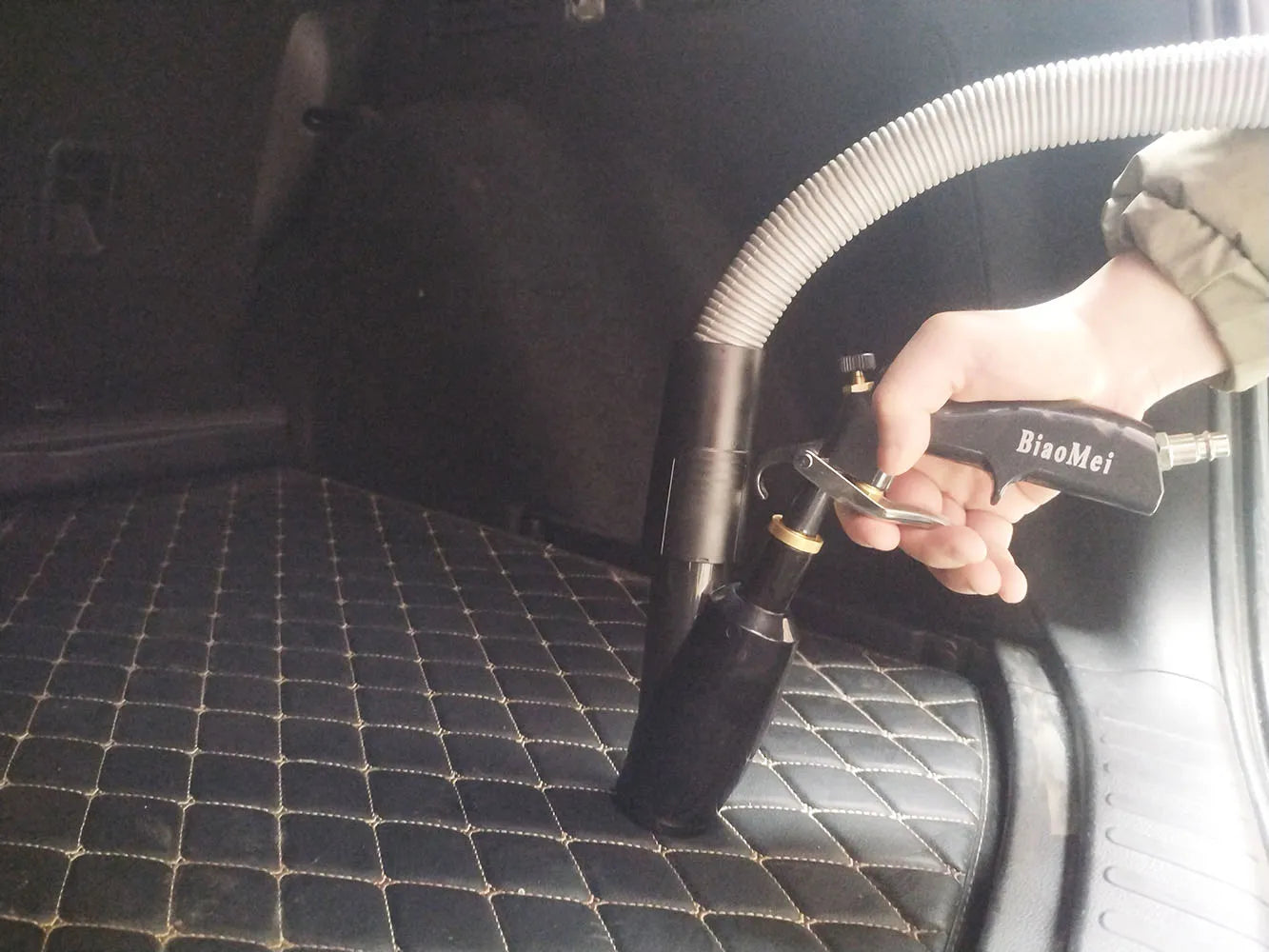 Car Interior Detailing Air Blow Tornado Gun &Vacunm Gun ,Cleaning Tornador Gun Quickly Blasts Dirt and Dust