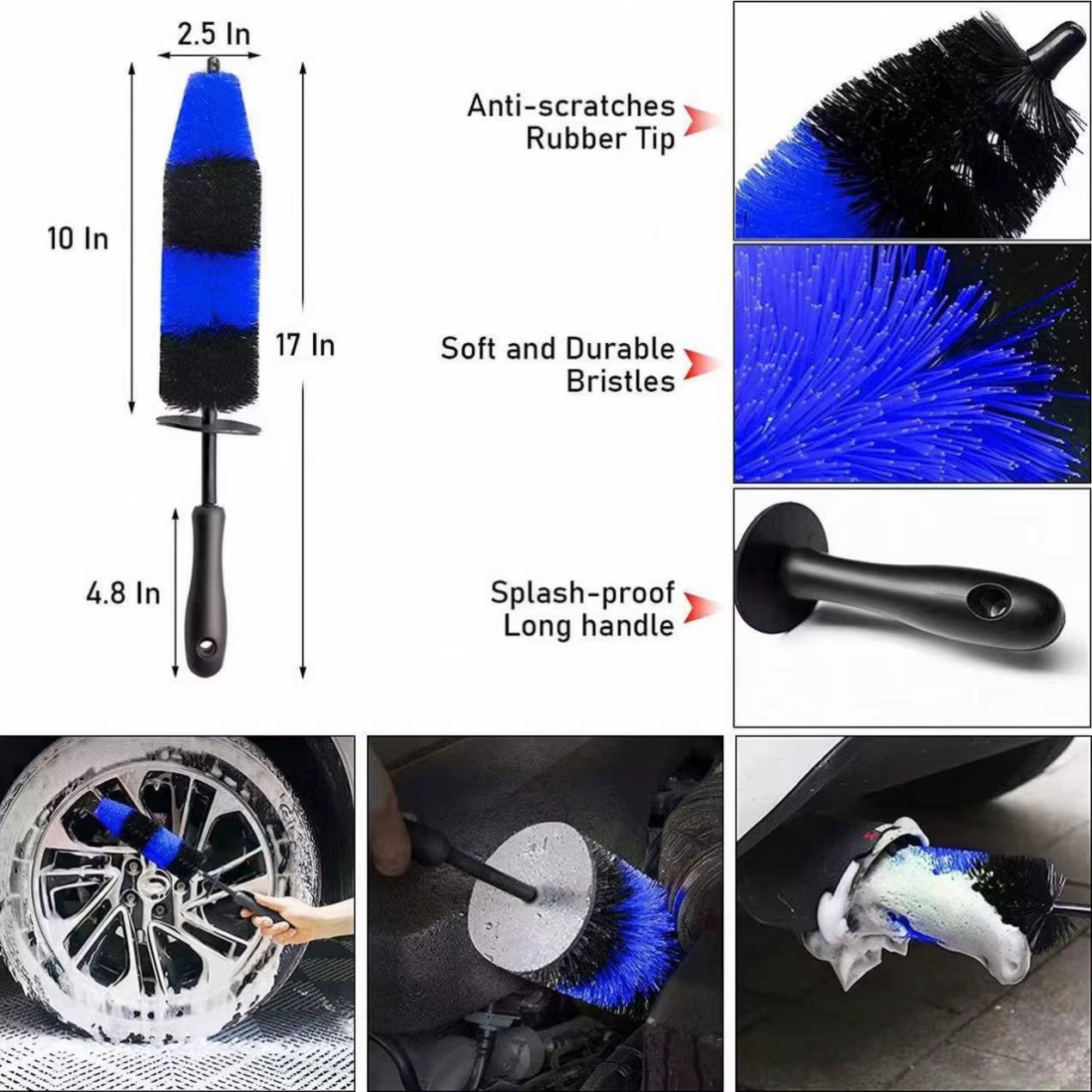 Manufacturers Directly Sell Cross-Border Hot Products Car Cleaning Brush 25 Sets